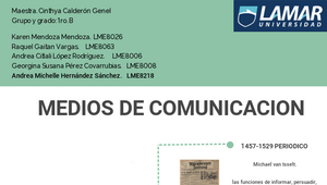 Medios de comunicación by Andrea Michelle Hernandez Snchez on Prezi Design