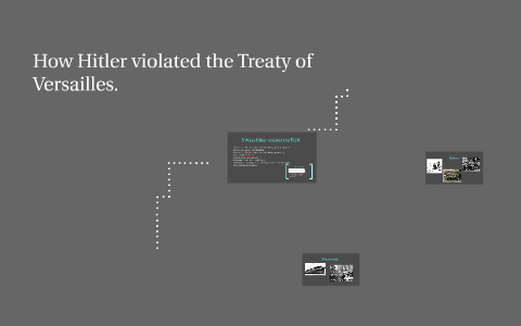 How Hitler violated the Treaty of Versailles. by on Prezi