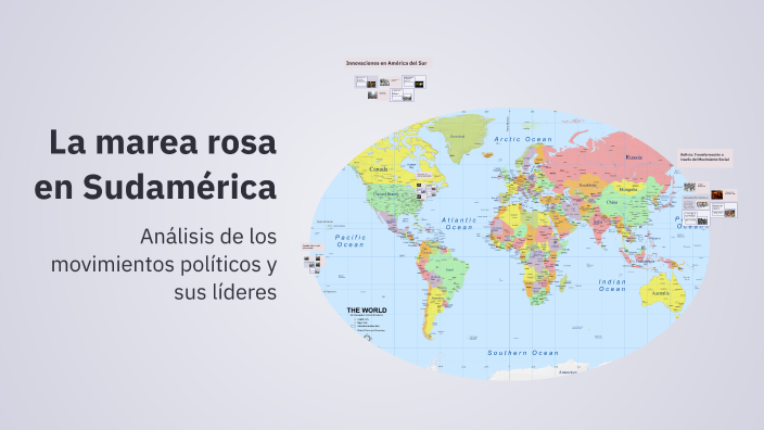 Marea Rosa Map La marea rosa en Sudamérica by stev salgado on Prezi