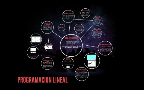 ANALISIS DE REDES - PROGRAMACION LINEAL By Ivan Matta G On Prezi