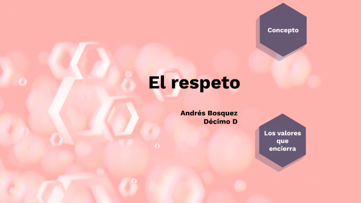 el respeto by Andres Bosquez Gomez on Prezi