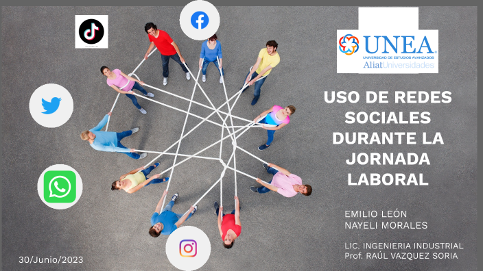 Uso de redes sociales en el trabajo by Nayeli Ventura on Prezi