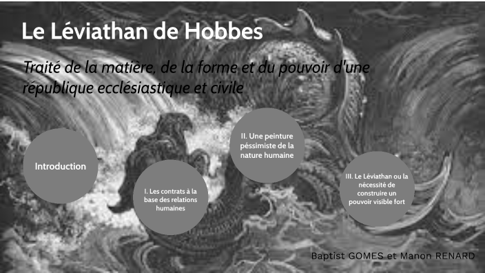 Page De Garde De L'édition Du Leviathan De T Hobbes Le Léviathan de Hobbes by Baptist Gomes on Prezi