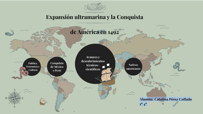 Expansión ultramarina y la Conquista de América en 1492 by Veronica ...