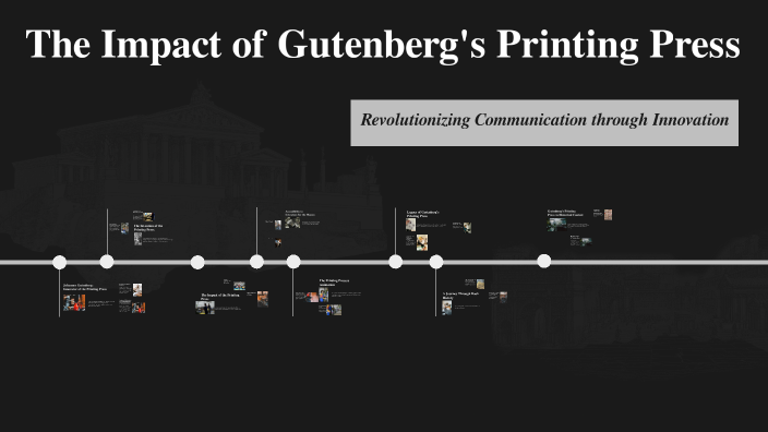 The Impact of Gutenberg's Printing Press by Haifa Rezin on Prezi