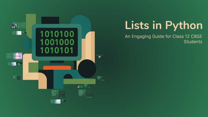 Lists in Python by Nitin Jain on Prezi