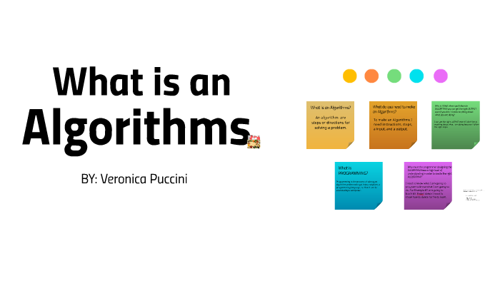Algorithms by on Prezi