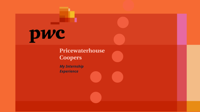 thesis internship pwc