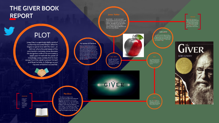 book report on the giver