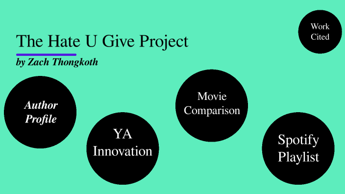 The Hate U Give by Zachariah Thongkoth on Prezi