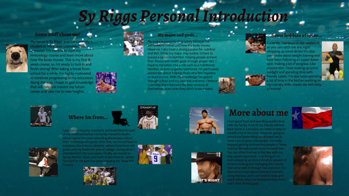 Sy Riggs Personal Introduction by Sy Riggs on Prezi
