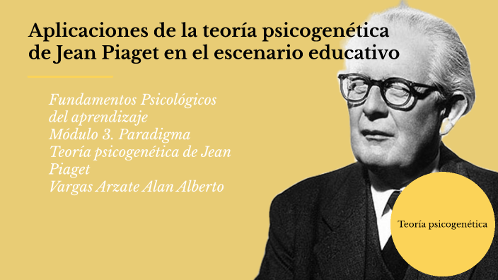 Aplicaciones de la teoría psicogenética de Jean Piaget en el escenario ...