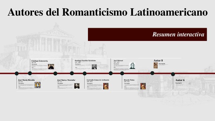 Autores del Romanticismo Latinoamericano by Emanuel Jerónimo on Prezi