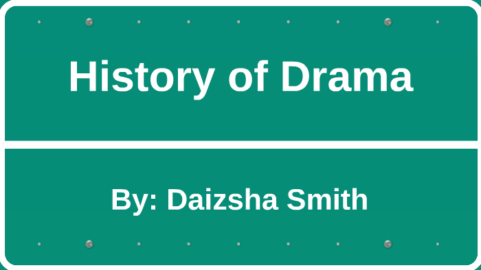 history of drama essay