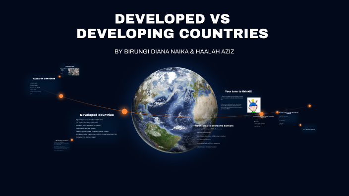 DEVELOPED VS DEVELOPING COUNTRIES by Diana Birungi on Prezi