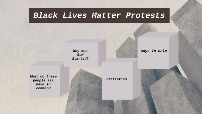 BLM Protests by Carley Gallagher on Prezi