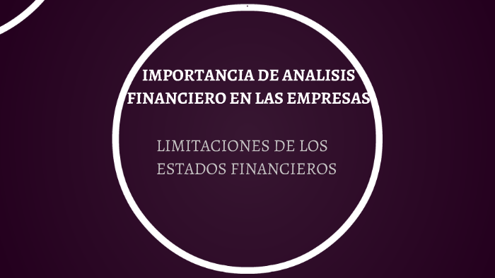 Importancia De Analisis Financiero En Las Empresas By Alejandra Martinez Morales