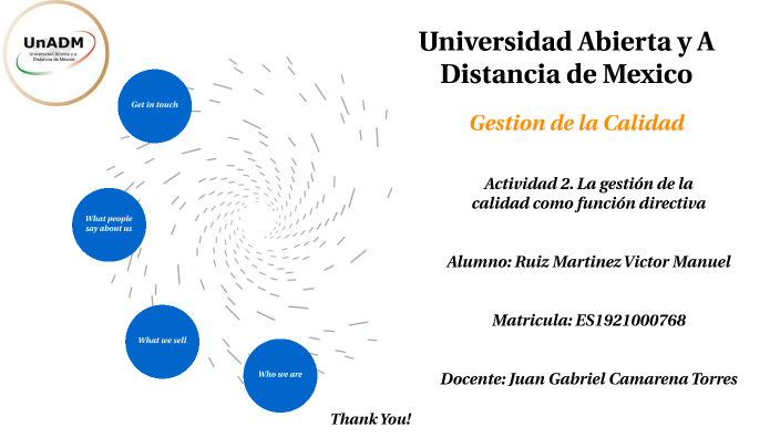 Gestion de la Calidad by Victor Manuel Ruiz Martinez on Prezi
