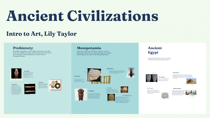 Timeline of Ancient Civilizations by Lily Taylor on Prezi