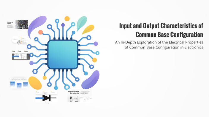 Input and Output Characteristics of Common Base Configuration by ...