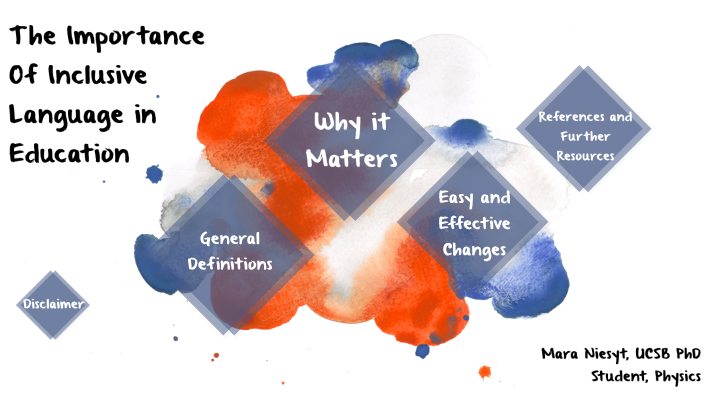 The Importance Of Inclusive Language in Education by Mara Niesyt on Prezi