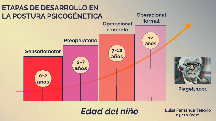 L nea del tiempo. Los estadios del desarrollo cognitivo Piaget by