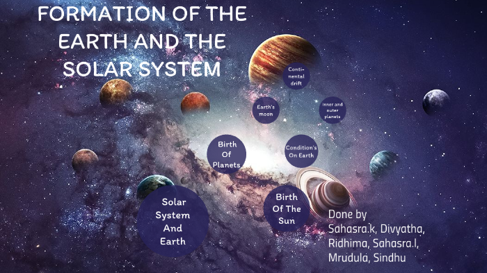 The Formation Of The Earth And The Solar System By Sai