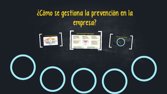 ¿Cómo se gestiona la prevención en la empresa? by Juan Oñate Gutierrez ...