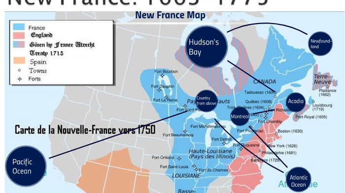 New France Map 1600 New France Government Structure By Nyla Polachuk