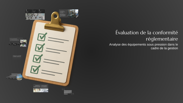Évaluation de la conformité réglementaire by Imene Ben on Prezi