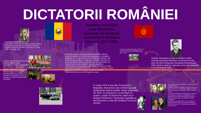 Dictators of Romania by ILINCA OLARU on Prezi