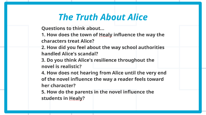 The Truth About Alice by Cori Campbell on Prezi