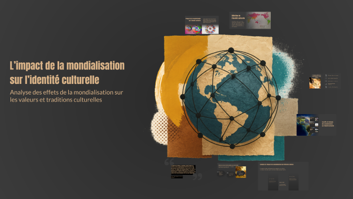 L’impact de la mondialisation sur l’identité culturelle by Salah Eddine ...
