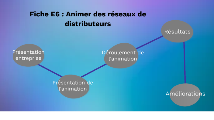 Fiche E6 Réseau Distributeur By Maxime Pichon On Prezi