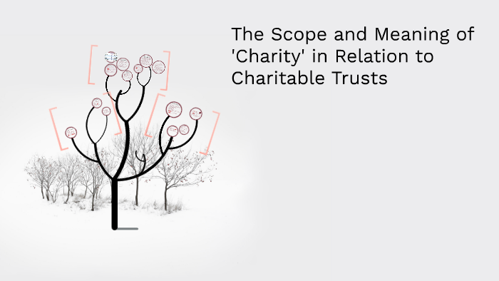 The Scope And Meaning Of Charity In Relation To Charitable By Paige Fawcett