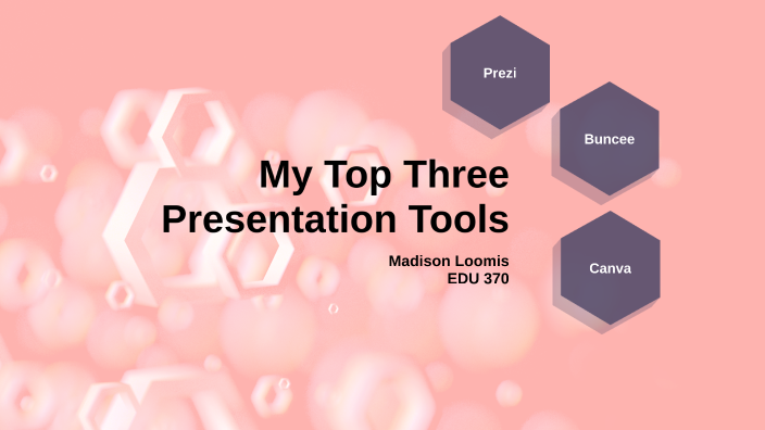 Top Three Presentation Tools by Madison Loomis on Prezi