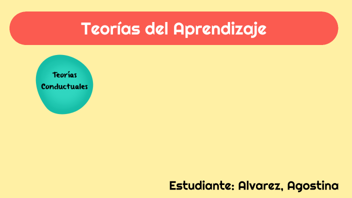 Teorías del Aprendizaje by Agostina Alvarez on Prezi