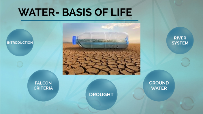 speech on water the basis of life