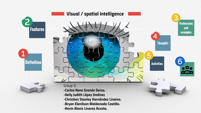 Visual / spatial intelligence by Kevin Linares