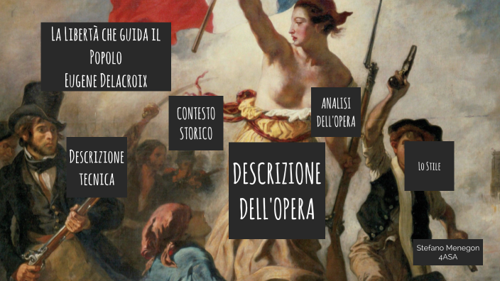 La Libertà Che Guida Il Popolo Delacroix By Stwfano Mengon On Prezi 9105