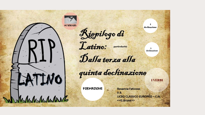 LA TERZA DECLINAZIONE DI LATINO ROSS by jane mongomery on Prezi