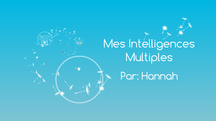 Mes Intelligences Multiples by Hannah Dam on Prezi