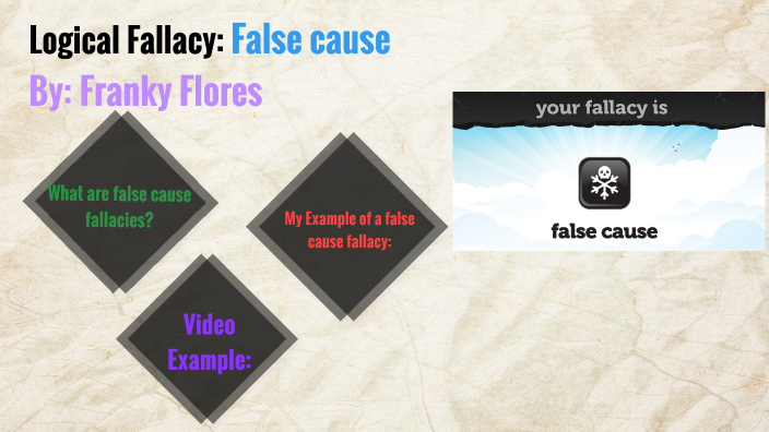 False causality/False cause Fallacy by Franky Flores on Prezi