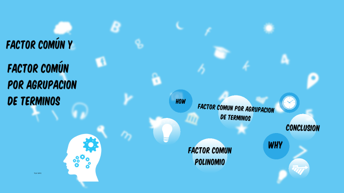 FACTOR COMUN Y FACTOR COMUN POR AGRUPACION DE TERMINOS by B G on Prezi