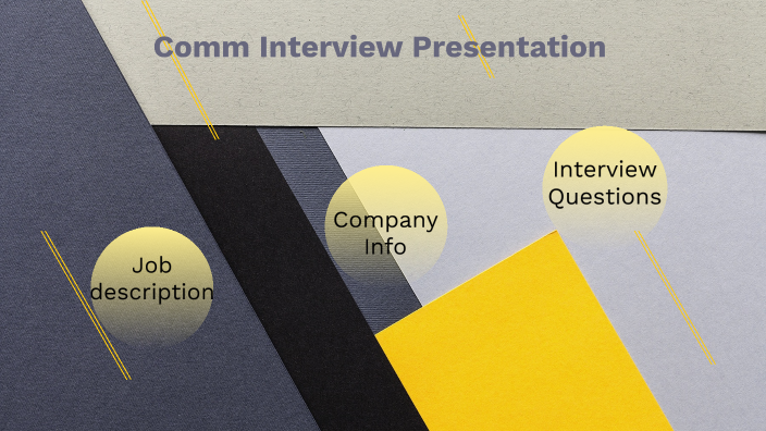 Interview Presentation by Diamond Meek on Prezi