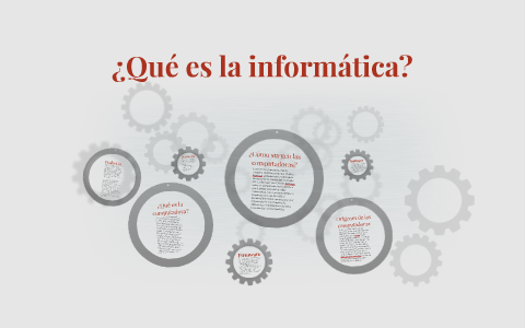 ¿Qué es la informática? by ana cecilia on Prezi