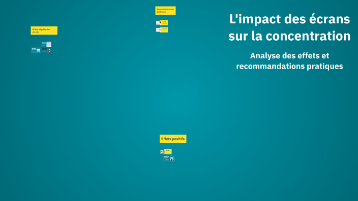L'impact des écrans sur la concentration by OSWALD on Prezi