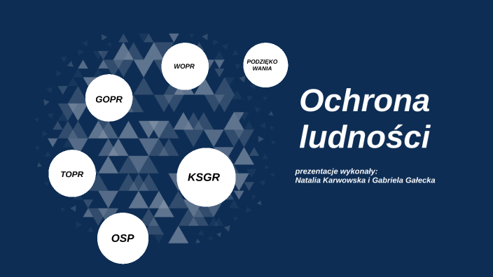 Ochrona ludności by Gabriela Gabby on Prezi