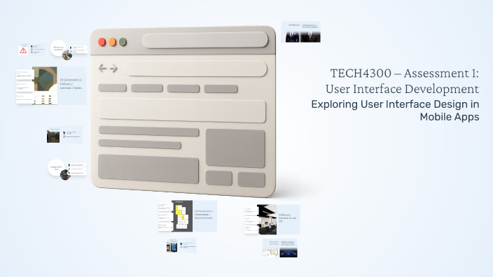 TECH4300 – Assessment 1: User Interface Development by it22055026 ...