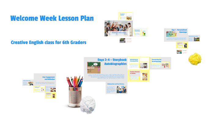 Welcome Week Lesson Plan by Julie Guzman on Prezi